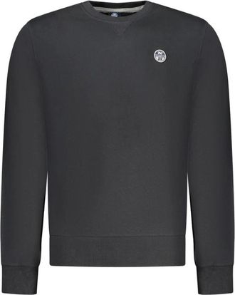 North Sails Brushed Crew Neck Sweatshirt - Heren - Sweatshirts - Zwart - 3XL - Katoen - Hoodies & sweatvesten