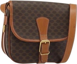 Celine Pre-owned Vintage Schoudertas - Dames - Vintage Schoudertas - Bruin - ONE Size - Leer - Vintage