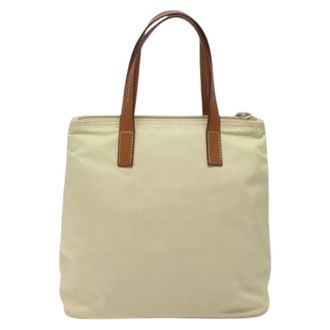 Prada Pre-owned Vintage tote - Dames - Vintage Shopper - Beige - ONE Size - Nylon - Vintage