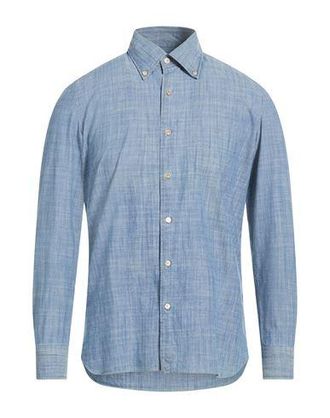 LUIGI BORRELLI NAPOLI TOPWEAR - Denim shirts on YOOX.COM