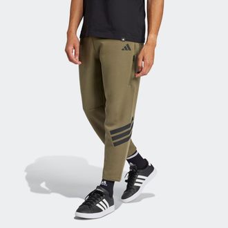 adidas Sporthose ADIDAS SPORTSWEAR M FI POCKET PT, Damen, Gr. XXL, N-Gr, gr&uuml;n (olive strata), Obermaterial: 67% Polyester, 33% Baumwolle, Hosen Sporthose