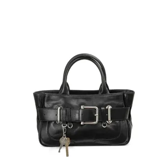 Osoi Mini Brocle Buckled Leather Tote Bag