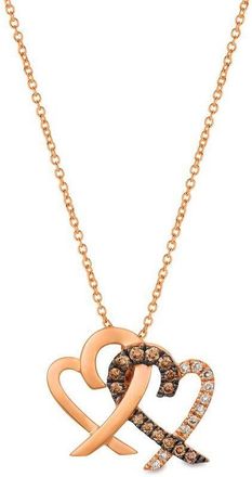 Le Vian Ladies Nude Palette Necklaces set in 14K Strawberry Gold ZUIN 74