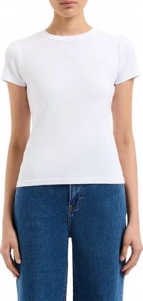 Nude Lucy Organic Baby Tee In White