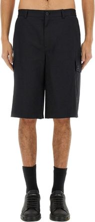 Dolce & Gabbana Black Regular Solid Shorts