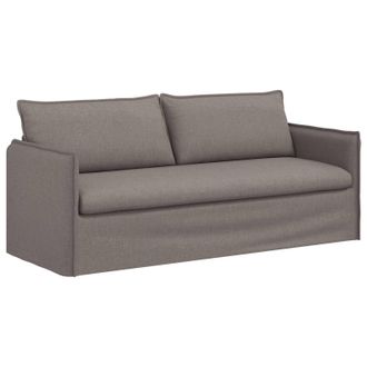 vidaXL Sof&aacute; Taup&eacute; 196 X 82 X 85 Cm Tela Vidaxl