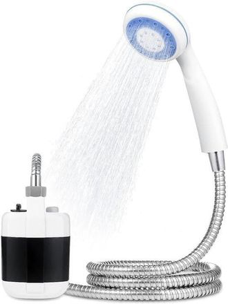 OEM Ducha Port&aacute;til Para Exteriores Con Bater&iacute;a Recargable (2200 Mah) - Ideal Para Acampar, Hacer Senderismo Y Viajar