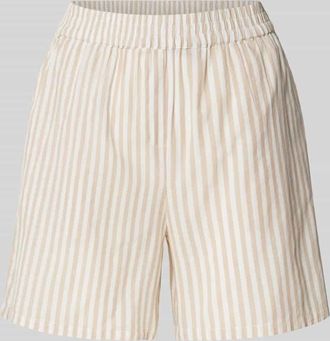 Soyaconcept Regular Fit Shorts mit elastischem Bund Modell ROSETTE in Beige, Gr&ouml;&szlig;e XXL