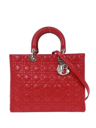 Dior Lady Dior tote bag - Rood