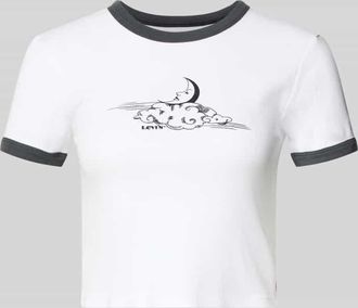 Levi's Slim Fit T-Shirt aus reiner Baumwolle in Weiss, Gr&ouml;&szlig;e XS