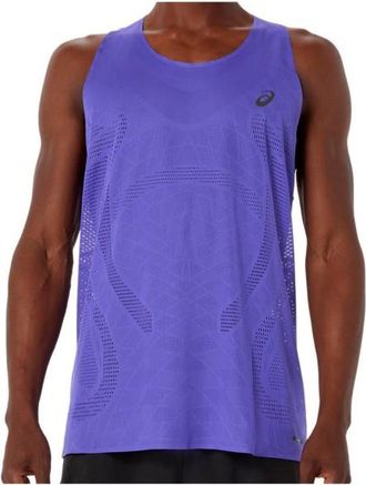 Asics Metarun Singlet Tank Top f&uuml;r Herren | lila