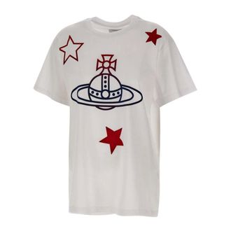 Vivienne Westwood Dames, Tops, Wit, Maat: M Katoen