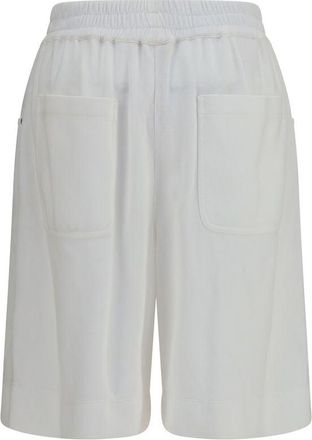 Brunello Cucinelli Womens White Cotton Bermuda Shorts