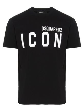 Dsquared2 Black Icon Print T-shirt