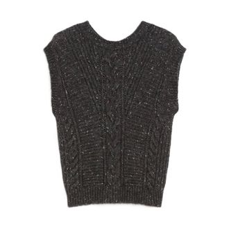 Max Mara Taffy Vest - female - Max Mara Studio - Waistcoats - Gray - S - Jackets