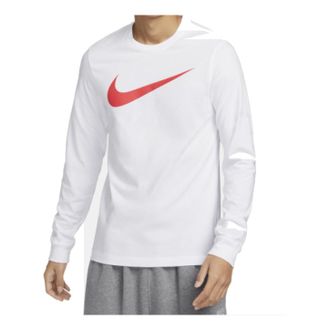 Nike Sportswear Long-Sleeve T-Shirt White Red DZ2988-100
