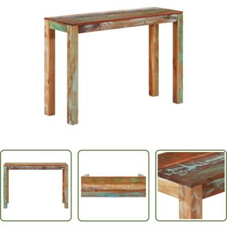 vidaXL Tavolo in legno massello - Tavolo Consolle 110x35x76 cm in Legno Massello di Recupero