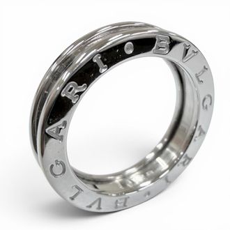 Bulgari White Gold White Gold (18K) Band Ring (Pre-Owned)