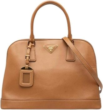Prada Pre-owned Handbags, female, Brown, Size: ONE SIZE Pre-owned Vintage Handbag