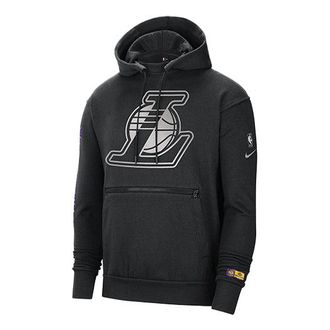 Nike Mens Nike NBA Los Angeles Lakers Team Logo Printing Knit Fleece Black CV4046-010