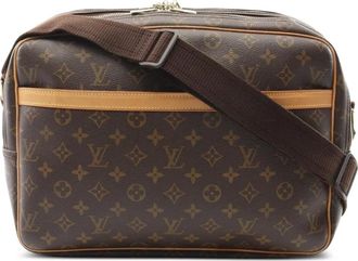 Louis Vuitton Borsa a spalla Reporter GM con monogramma 2000 - Marrone