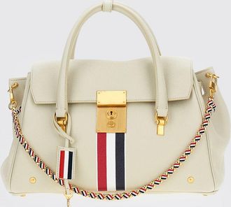 Thom Browne Borsa in pelle a grana