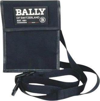 Bally Vintage, unisex, Zwart, ONE Size, Nylon, Pre-owned Shoulder Bag