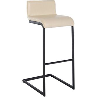 Clp Sgabello Newport crema Finta pelle