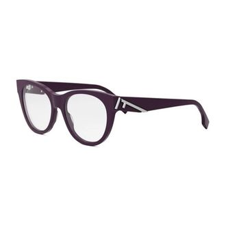 Fendi Ladies Black Round Eyeglass Frames FE50101I 081