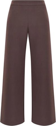 Maliparmi Pantal&oacute;n Elegante Mate - Trousers - Mujer - Marr&oacute;n - 2XL