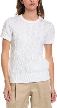Brooks Brothers Cable Linen-Blend Sweater