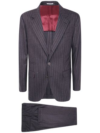 Brunello Cucinelli Suit Wool Cashmere Mv440ldthh C006