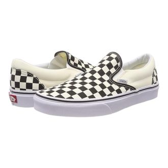 Vans Classic VEYEBWW Check Sneaker in White/Black Men
