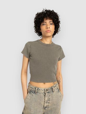 Element Icon Crop T-Shirt gr&uuml;n
