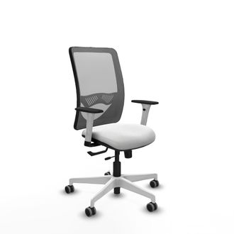 Piqueras y Crespo Silla De Oficina Piqueras Y Crespo Zulema Blanco Soporte Lumbar