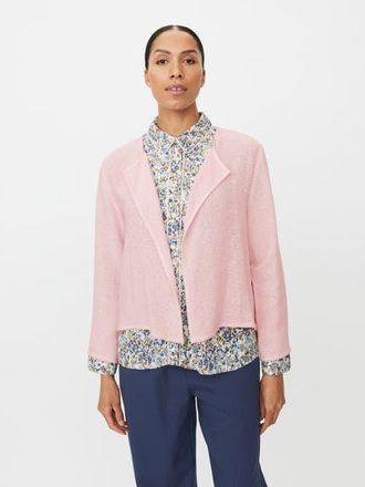 Masai MaJulitta Open Front Long Sleeve Jacket in Primrose at Nordstrom, Size Xx-Large