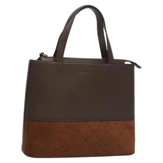 Burberry Pre-owned Suede handbags - Dames - Vintage Handtas - Bruin - ONE Size - Su&egrave;de - Vintage