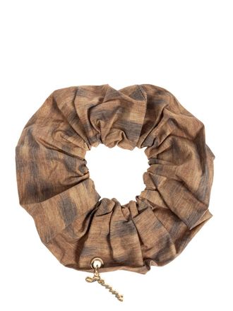 Ganni Printed Ikat Scrunchie