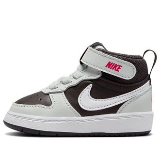 Nike (TD) Nike Court Borough Mid 2 Medium Ash Siren Red CD7784-200