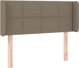 vidaXL Cabecero Con Led De Tela Gris Taupe 93x16x78/88 Cm Vidaxl