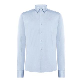 Roberto Ricci Design Rrd, Heren, Overhemden, Blauw, Maat: 3XL Polyamide