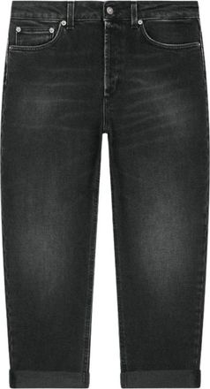 Dondup Cropped Jeans - Dames - Cropped Jeans - Zwart - W30 - Denim - Jeans
