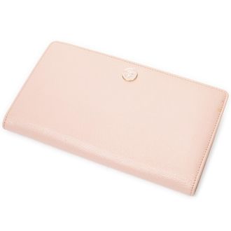 Chanel CC Button Long Bifold Wallet Portemonnee