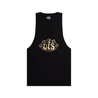 Freddy Canotta Uomo in Cotone Stile Boxe VIS Logo Argento