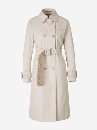 Herno Cotton Double-Breasted Trench Coat