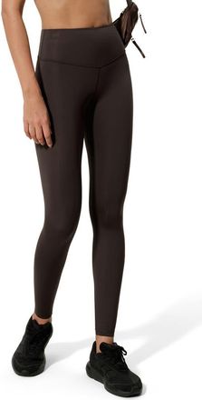 LilySilk Silk Contour High Rise Soft Ease Leggins in Coffee Bean at Nordstrom, Size X-Large