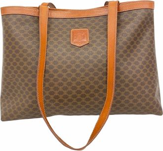 Celine Brown Pvc Tote Bag (Pre-Owned)