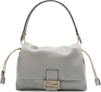Fendi Mamma Baguette shoulder bag - women - Nappa Leather/Suede - OS - Grey