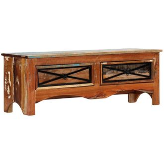 vidaXL Mueble Para Tv De Madera Maciza Reciclada 120x30x40 Cm Vidaxl