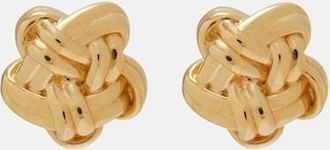 Bottega Veneta Orecchini Knot in argento sterling bagnato in oro 18kt
